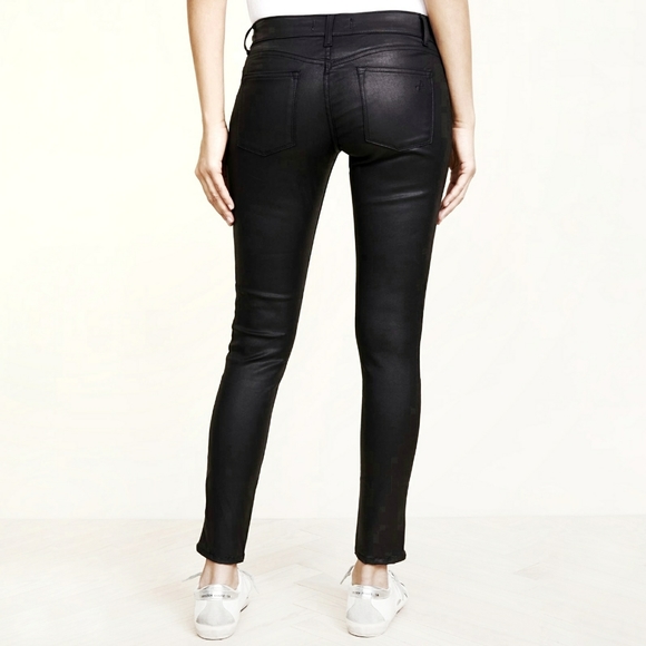 DL1961 Leather Skinny Emma Power Legging Jeans - Picture 11 of 12